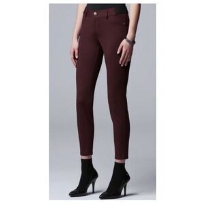 Simply Vera Skinny Vera Wang Dress Pants size S skinny